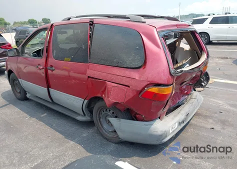2000 Toyota Sienna Le из США, поврежденный, VIN 4T3ZF13C8YU185892